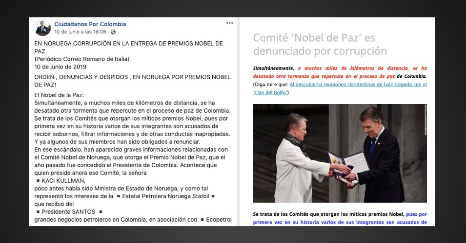 Reencauchan una noticia falsa sobre corrupción en la ...