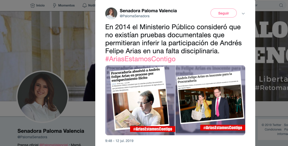 Resultado de imagen para trinos paloma valencia