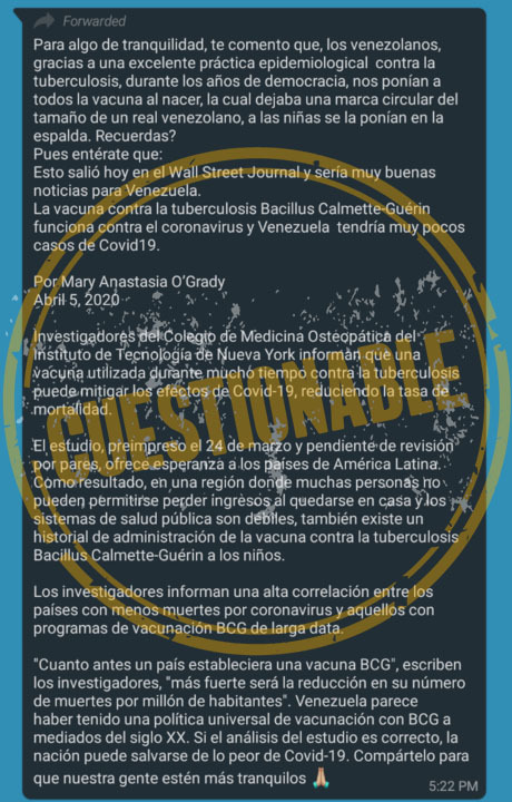 cuestionable