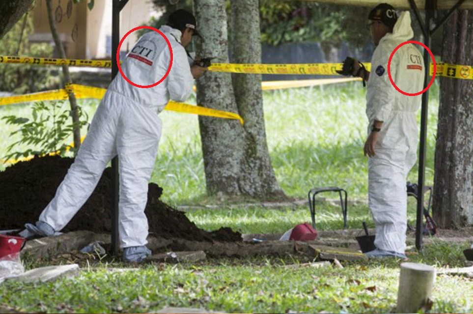 exhumación CTI- Colombia