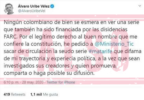 Trino falso de Uribe