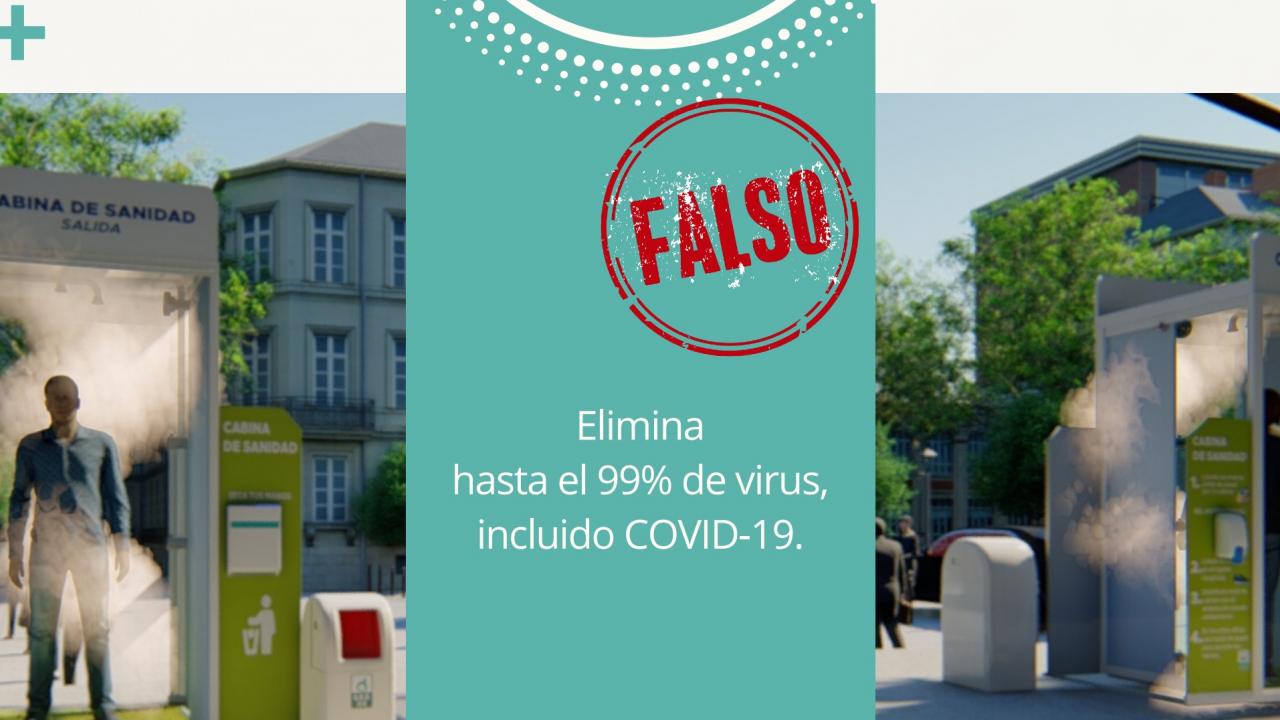 Pantallazo de folleto de cabina sanitaria